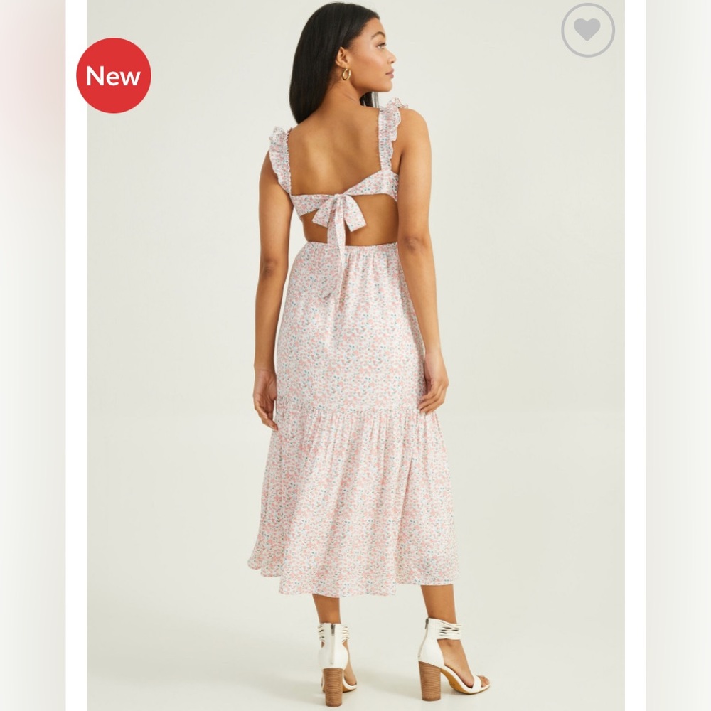 Altar’d State Midi Dress Medium Flutter Sleeve Midi Dress